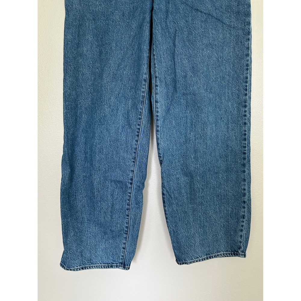 Levi's Premium Baggy Dad Jeans 29 High Rise Wide Leg Blue Denim Relaxed 90's - Picture 3 of 8